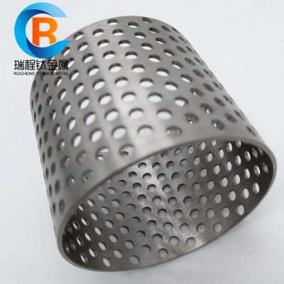 High Quality Gr 2 perforated Titanium Tube