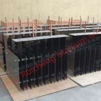 Iridium, ruthenium, titanium anode for the production of sodium hypochlorite generator.